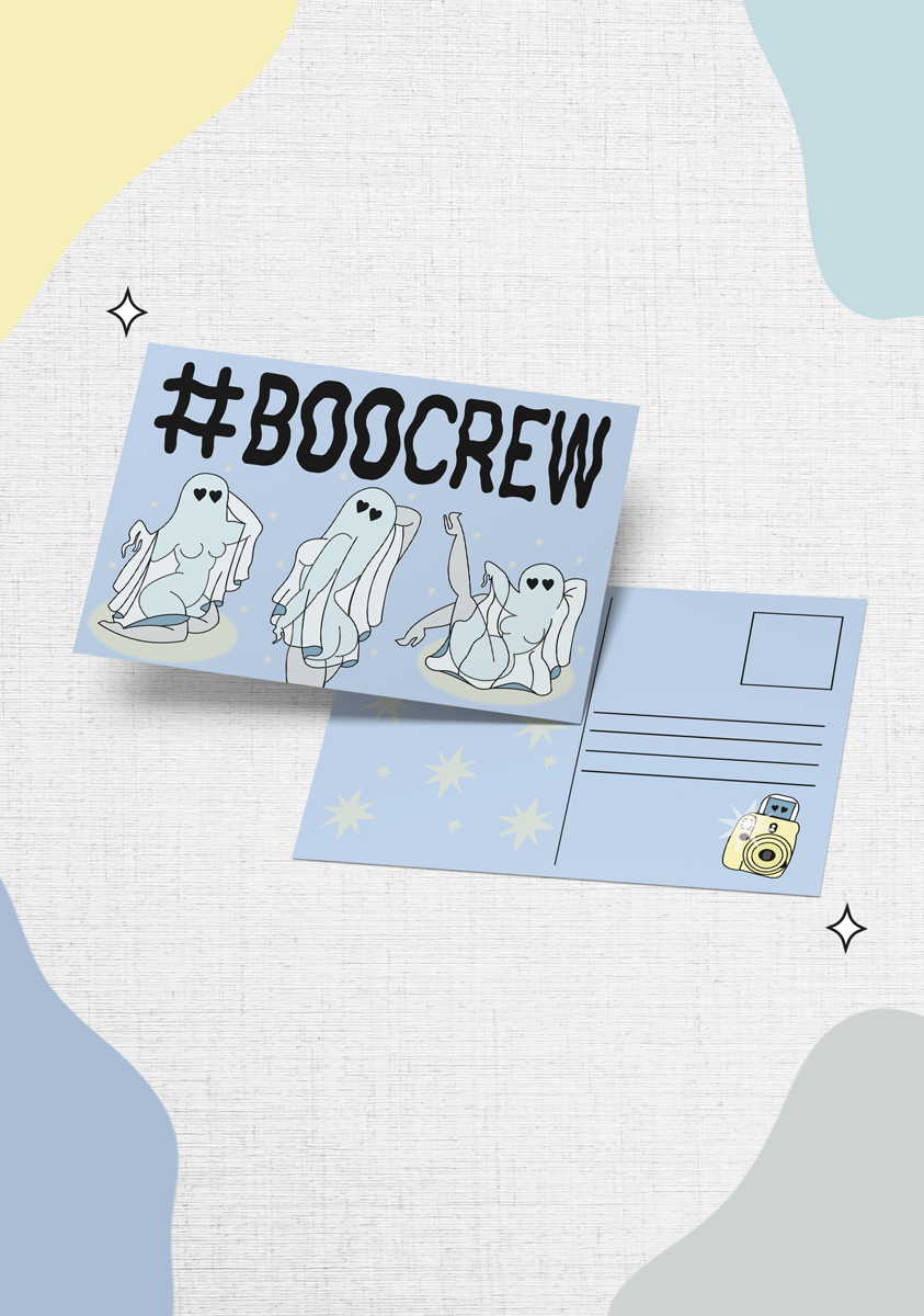 #Boocrew Postcard