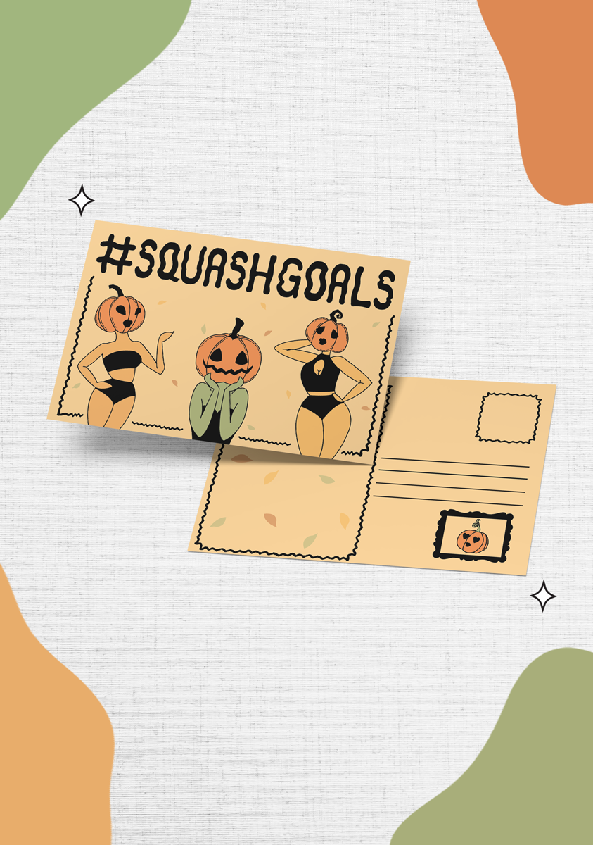 #Squashgoals Postcard