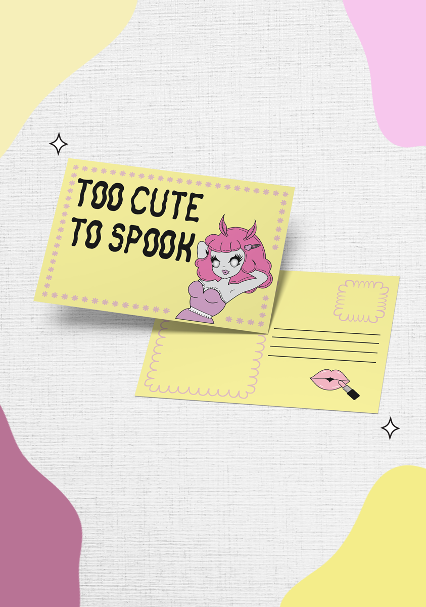 Too Cute To Spook Postcard