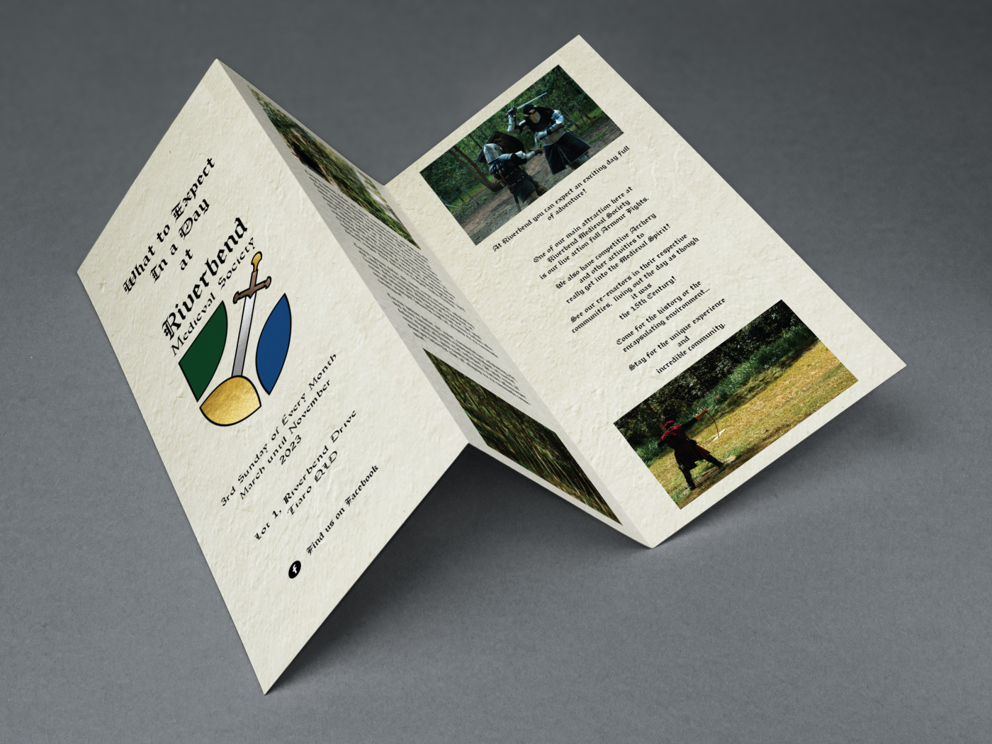 Tri Fold Brochure MockUp